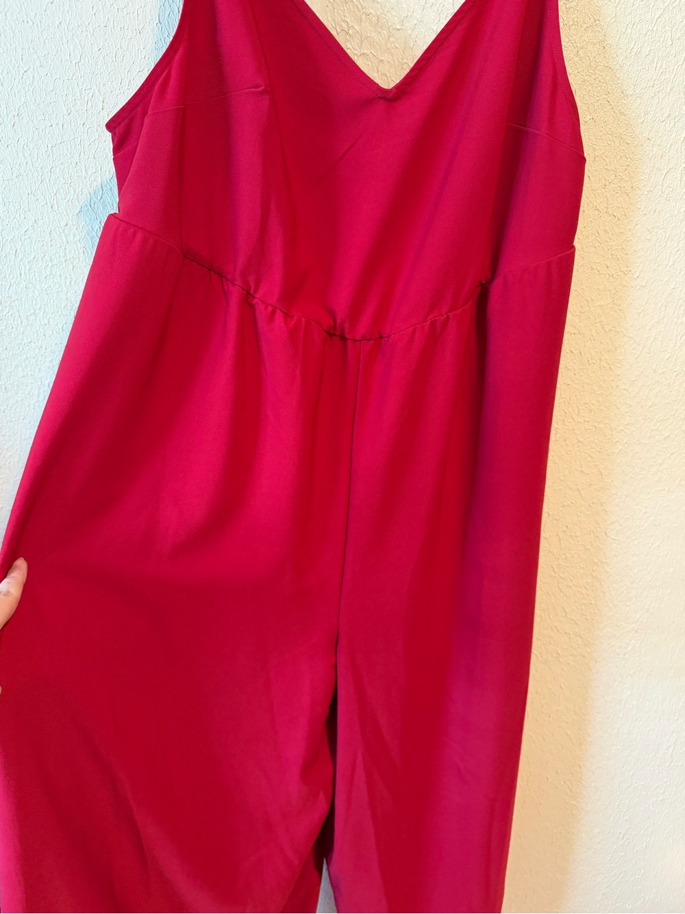 Torrid Wide Leg Jumper Overalls in Sexy Red Size 2X Short Cropped Plus Size - Picture 8 of 8